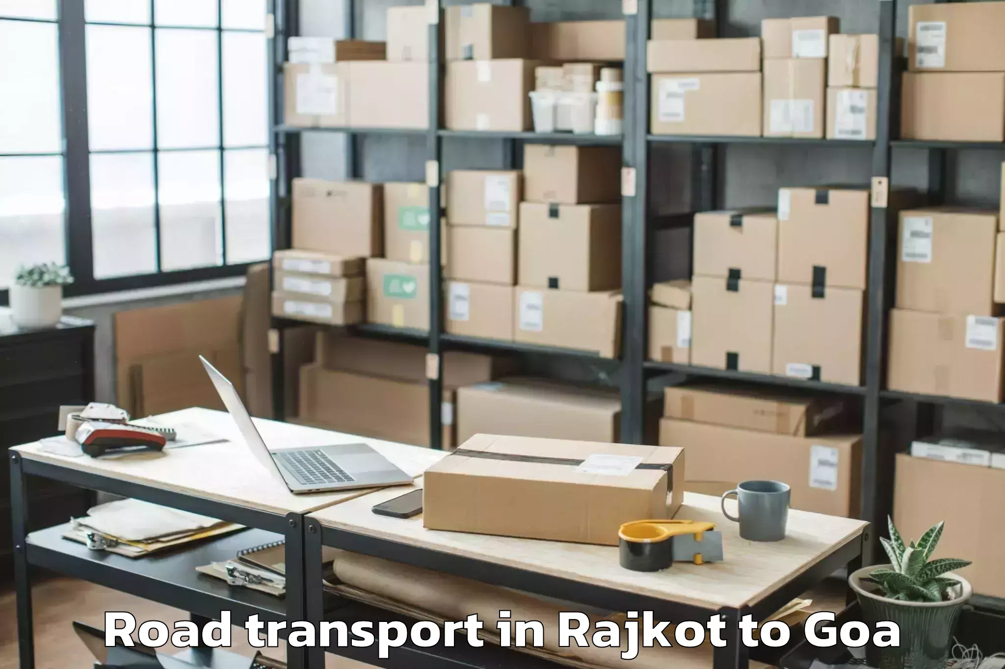 Quality Rajkot to Morjim Road Transport